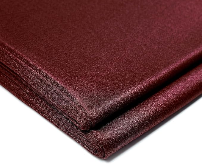VDS Pack of 2 Panel (30 Inch X 30 Feet) Wedding Arch Draping Fabric Sheer Chiffon Fabric Drapery for Wedding Ceremony Reception Swag Backdrop Canopy Chuppah ARBO Altars Decoration (Burgundy)