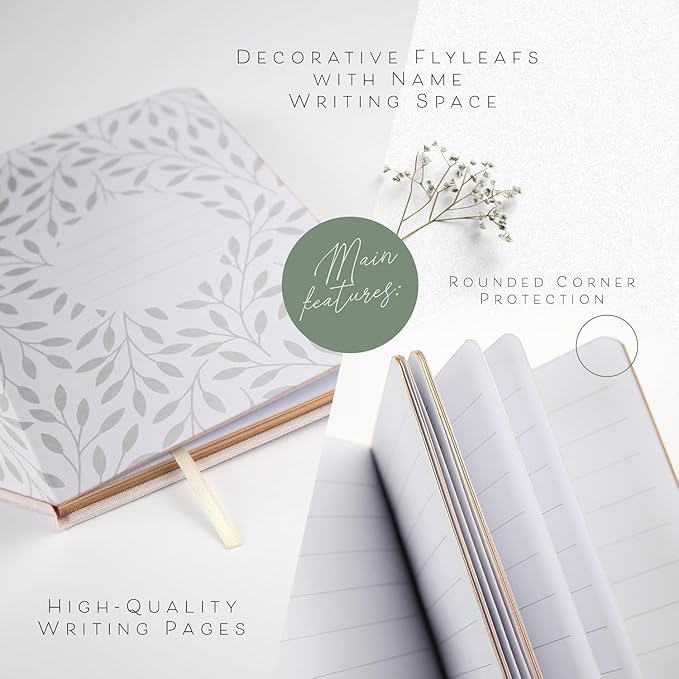 Custom 2025 Vow Books His & Hers - White & Navy Linen Wedding Vow Books Ideal as Wedding Accessories for Brides & Grooms, His & Hers Gifts - Wedding Registry Must Haves 2025 & Elopement Essentials