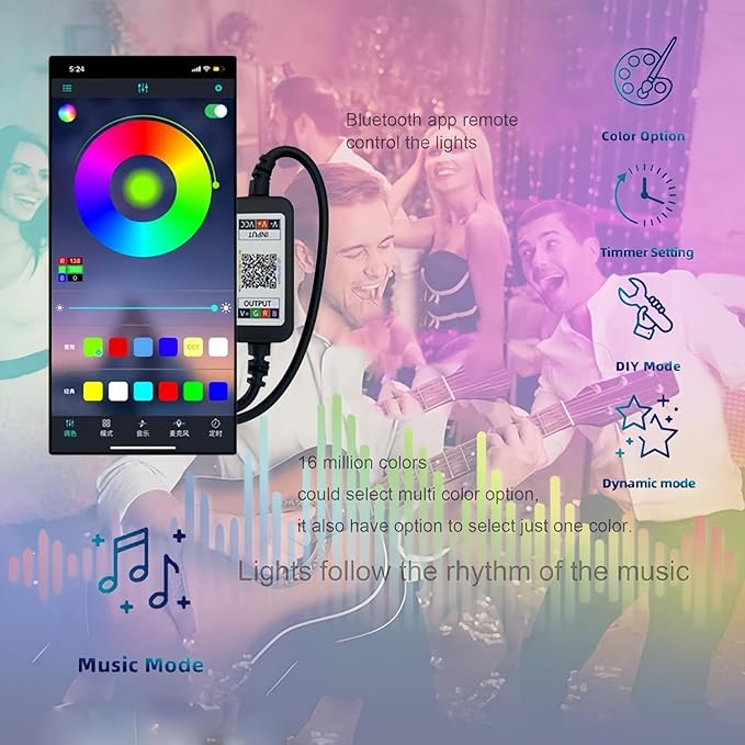 Ulalaza Smart RGB & Color Flow Effect Better Together LED Neon Sign with Remote & App Control Music Sync Timer Setting LED Acrylic Light for Wall Party Décor Bedroom Bar Wedding Home Birthday USB Powered