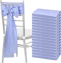 fani 60 PCS Lavender Satin Chair Sashes Bows Universal Chair Cover for Wedding Reception Restaurant Event Decoration Banquet,Party,Hotel Event Decorations (7 x 108 inch)