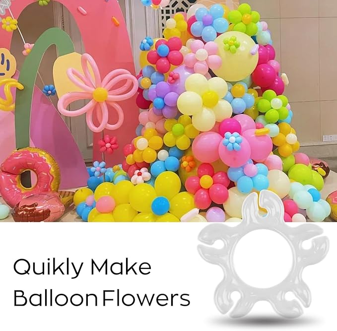 100PCS Balloon Arch Clips, Reusable Balloon Clips for Balloon Arch, Plastic Balloon Supplies for Stand, Balloon Garland Clips for Party Wedding Baby Shower Decorations
