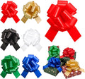 6 Pcs 6 Inch Red Pull Bows, Perfect for Gift Wrapping, Gift Wrapping Baskets Wedding Christmas Party Decorations, Crafts – Quality Pull Bows for Gifts and Decorations