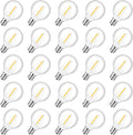 25 Pack Dimmable G40 Led Replacement Light Bulbs, E12 Screw Base Waterproof LED Globe Bulbs Light for Indoor Outdoor String Lights, Patio Cafe Décor, Not Solar