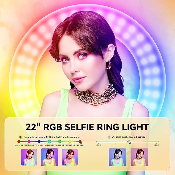 Photo Booth Stand Compatible with 10.2"-12.9" iPad, Large Light Box Customized Logo Photobooth Machine Cyratok APP Software Control Ring Light,Perfect for Wedding/Parties/Birthday(Flight Case)