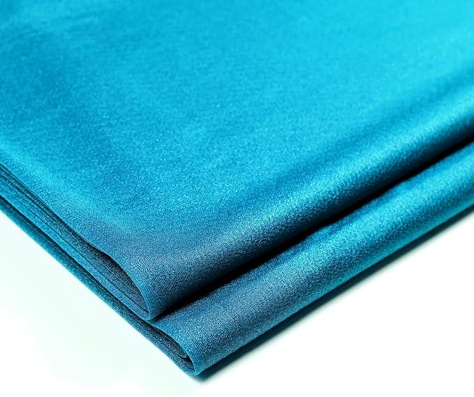 VDS Pack of 2 Panel (30 Inch X 30 Feet) Wedding Arch Draping Fabric Sheer Chiffon Fabric Drapery for Wedding Ceremony Reception Swag Backdrop Canopy Chuppah ARBO Altars Decoration (Dark Teal)