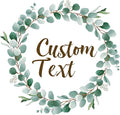 Premium Custom Stickers Labels - Personalized Stickers for Businesses Logo and Name. Birthday Pets and Label Product Boxes Wedding Favors Waterproof Labels (wreath 15, 1.5 inch)