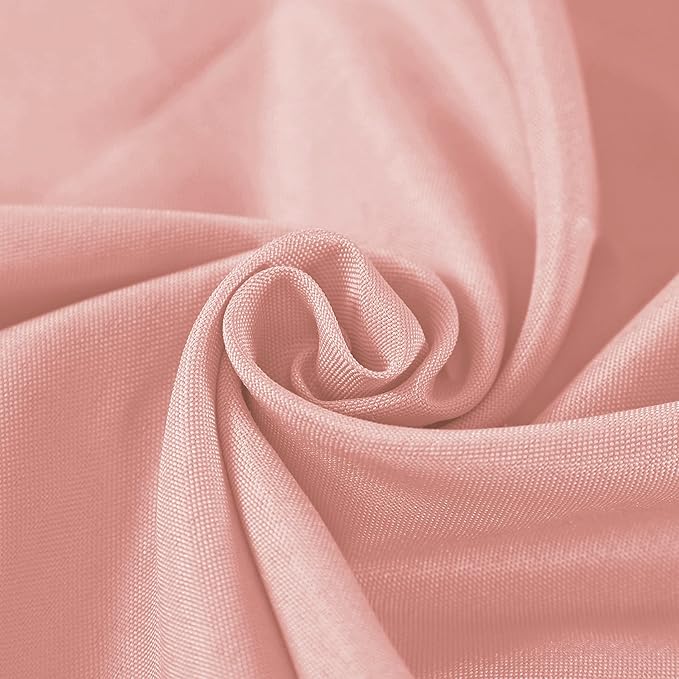 Rectangle Tablecloth 60x120 inch Washable Polyester Fabric Table Cloth for Wedding Party Dining Banquet Decoration（60x120, Dusty Pink）
