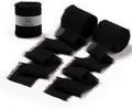 DORIS HOME Black Chiffon Ribbon for Flower Bouquet, 2" x21Yd Fabric Ribbon for Gift Wrapping, Handmade Frayed Ribbon for Wedding/Christmas Decorations