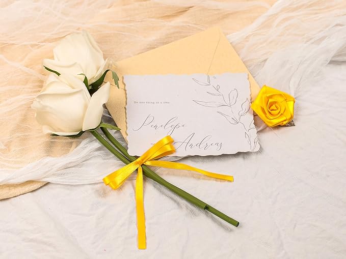 Yellow Satin Ribbon 1/4 inch X Continuous 100 Yards, Single Face Polyester Ribbon Perfect for Gift Wrapping, Flower Bouquet, Wedding Decor, Crafts, Bow Making, Sewing and More