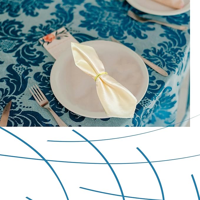 10 Pcs Gold Napkin Rings - Metal Napkin Ring(Round) Stainless Steel Napkin Rings for Table Settings Wedding Christmas Party Dinner Table
