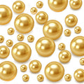 120 PCS 8/14/20mm No Hole Polish Pearl Beads for Centerpiece, Gold Beads Decorative Vase Fillers, Plastics Pearls for Vases, Table Scatters, Wedding Party Decor
