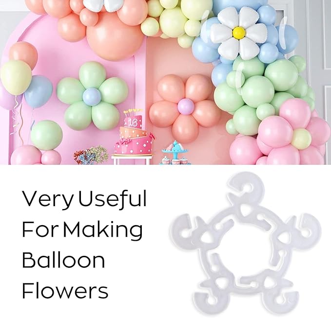 60 PCS Balloon Clips, Balloon Arch Clips, Balloon Connectors Clip Holders for Decor Balloon Arch Column Stand Garland Birthday Wedding Baby Shower Party Decorations