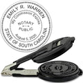 MaxMark Insert Only for Notary Seal Round Embosser for South Carolina State