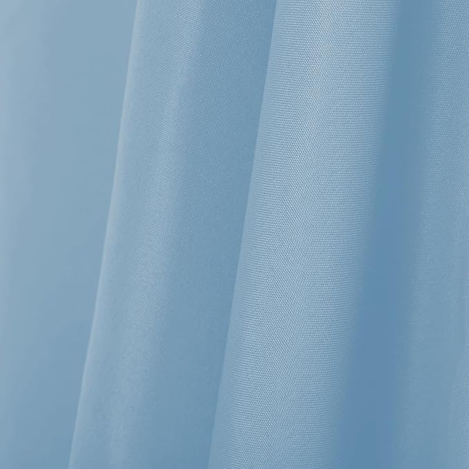 Ascoza 2pack 60x102 Inch Blue Mist Rectangular Tablecloth 6 Feet Table Cloth in Polyester Fabric for Wedding/Banquet/Restaurant/Parties