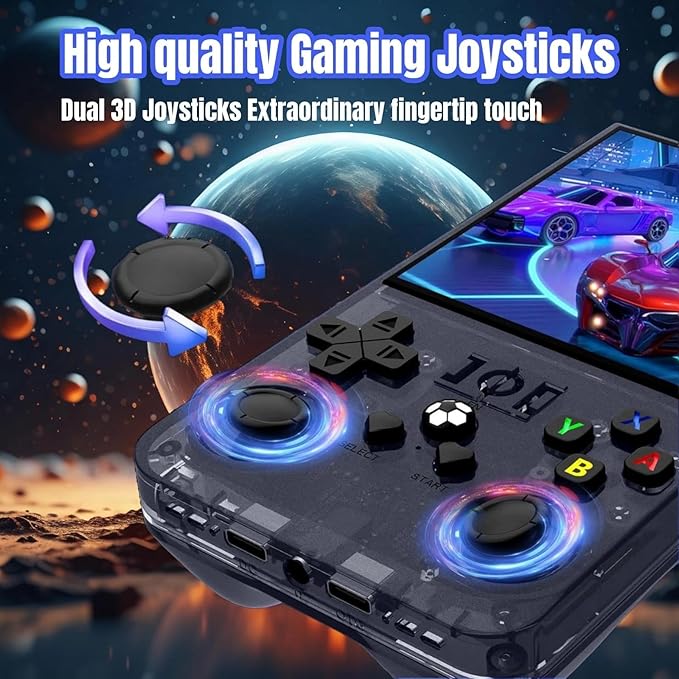 R36MAX Retro Handheld Game Console – 18,000+ Classic Games, 4.0" IPS Display, Linux System, 64GB Storage – Your Retro Gaming Console and The to Relive Timeless Classics.