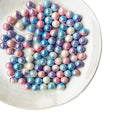 Edible Blue Mermaid Pink Pearl Sugar Sprinkles Candy Baking Edible Cake Decorations Cupcake Toppers Cookie Decorating Celebrations Wedding Shower Party Chirstmas Supplies 100g/ 3.5oz