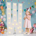 4FT Marquee Light Up Letters - Large Marquee Letters 4 Feet Tall for Birthday Party Decorations, Big Letter for Wedding Event Marry Me Baby Shower Bridal Shower, Letter W