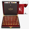 Wine Aroma Kit, Tasting & Smelling Aroma Set For Both White & Red Wines, 80 Aromas, Training Educational Gift - Beginners & Sommelier Master, Book & Accessories Guide Included Wine Game Gifts Holiday