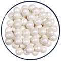 Sentovac 14mm White Pearl Sprinkles Large Edible Cake Decorating Sugar Candy Cookie Cake Cupcake Topper Ice Cream Baking Decorations Halloween Christmas Valentines Wedding Supplies