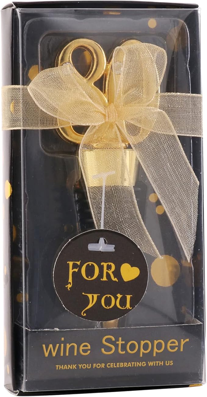 12 Pack 80th Birthday Favors For Guests 80 Years Old Wine Bottle Stoppers With Gift Box For 80th Wedding Anniversary Party Favors Souvenirs Decorations