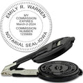 MaxMark Insert Only for Notary Seal Round Embosser for Iowa State