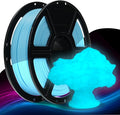 FLASHFORGE Rapid PLA Filament 1.75mm Luminous Blue, 500mm/s High Speed Printing, Glow in The Dark 3D Printer Filament 1kg Spool, Dimensional Accuracy +/- 0.02mm, Brilliant, Long-Lasting Glow