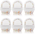 600 Count Elegant Wildflower Cupcake Liners for Baby Showers, Weddings, Spring Birthday Parties - Floral Rustic Theme Party Decorations Supplies