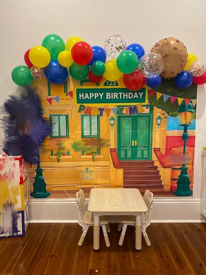 Red Yellow Blue Balloons, Rainbow Assorted Latex Balloons, Red Blue Green Yellow with Colourful Confetti Balloon, for Birthday, Festival, Carnival Circus, Robot Blocks, Video Game Party Decor
