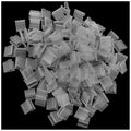 AYLIFU Transparent Balloon Clip - V-shaped, Wedding & Party, 150 Pieces