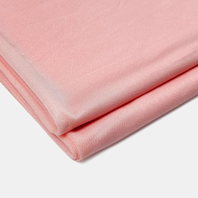 VDS Pack of 1 Panel (30 Inch X 20 Feet) Wedding Arch Draping Fabric Sheer Chiffon Fabric Drapery for Wedding Ceremony Reception Swag Backdrop Canopy Chuppah ARBO Altars Decoration (Dusty Rose)
