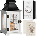 Memorial Lantern - Bereavement Sympathy Gifts for Loss of Loved One Mother Father, Thoughtful Funeral Gifts in Memory of Loved One with LED Candle