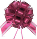 7 Pieces Large Pull Bows, 6 inche, Big Bow for Gift Wrapping, Christmas Party Birthday Gift, Wedding Baskets,Valentine's Day Gift Decorations, Flower Decoration (Wine red)