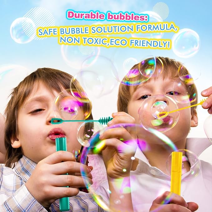 SpringFlower 500 PCS Mini Bubble Wands,Bubble Maker Toys for Kids,Summer Outdoor Bubble Activities,Bubble Party Favors Assortment Toys for Kids Party Favor Supply, Themed Birthday,10 Colors