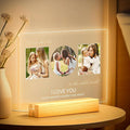 Custom Picture Frames with Photo, Personalized MOM Photo Frame with Night Light, Customized Picture Frame, Personalized Birthday Gifts for Mom, Baby, Kids, Family