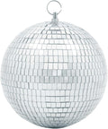 Mirror Disco Ball Decor with Hanging Ring 8" Large Silver Disco Ball Ornament for Disco Party Decorations,70s Theme Party, DJ, Wedding, Birthday,Christmas