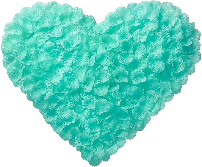 ocharzy 1000 PCS Rose Petals for Wedding, Silk Flower Rose Petals, Romantic Night for Her/Him Set, Engagement, Flower Decorations, Valentine's Day, Events, Party Decor