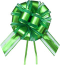7 Pieces Large Pull Bows, 6 inche, Big Bow for Gift Wrapping, Christmas Party Birthday Gift, Wedding Baskets,Valentine's Day Gift Decorations, Flower Decoration (Green)