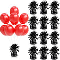 12PCS Balloon Weight Metallic Heavy Solid Balloon Pendant Pack Holder For Table Centerpieces Birthday Wedding Chrismas Party Decoration (Black)