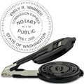 MaxMark Insert Only for Notary Seal Round Embosser for Washington State