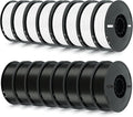 Kingroon 16KG PLA Filament 1.75mm 3D Printer Filament Pla Filament Dimensional Accuracy +/- 0.02mm, Fit Most FDM Printer, 1KG X 16 Spools (8 Black+8 White)
