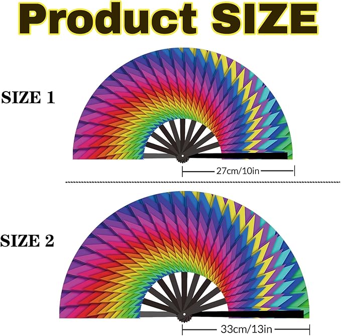 Custom Fans with Your Photo/Text - 13 Inch Personalized Folding Hand Fan for Line Dancing, Weddings, Parties | Decorative Gift for Women, Church Events & Dance Performances (200, 10 Inch)