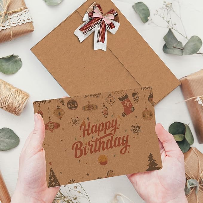 A7 Brown Kraft Envelopes Self Seal 100 Pack 120 GSM，Goefun Printable 5x7 Envelopes for Invitation, Mailing, Weddings, Business, Birthday, Photos, Documents and DIY Cards