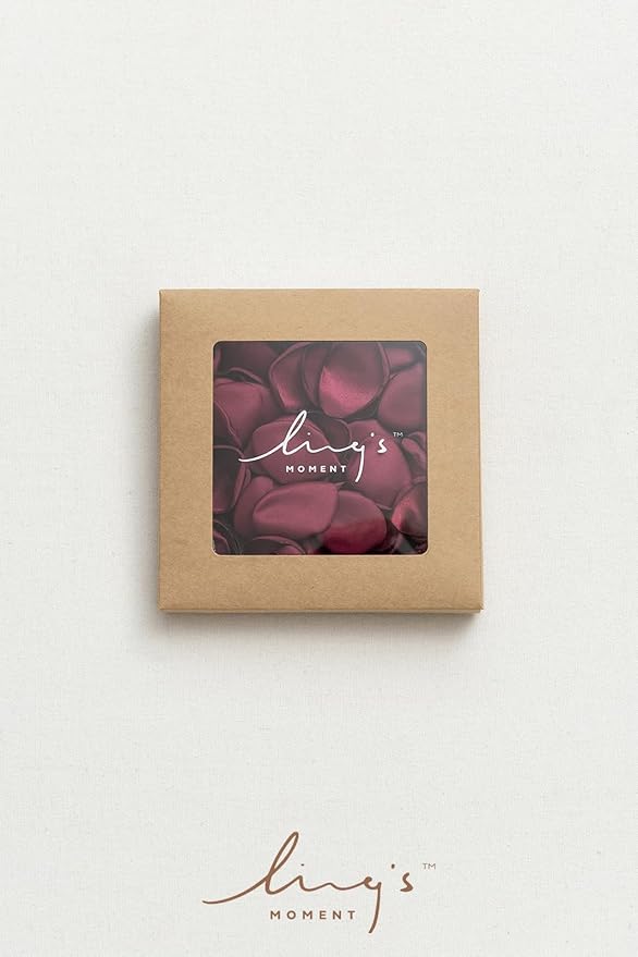 Ling's Moment Rose Petals, Silk Flower Petals for Wedding/Aisle/Flower Girl Baskets/Table Centerpiece Décor,etc.Red Clay 200pcs