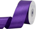 Purple Satin Ribbon 1-1/2 inch X Continuous 25 Yards, Single Face Polyester Ribbon Perfect for Gift Wrapping, Flower Bouquet, Wedding Decor, Crafts, Bow Making, Sewing and More