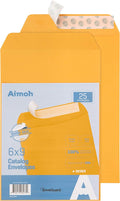Aimoh 25 6x9 Self Seal Brown Kraft Catalog Envelopes - 28lb, 25 Count, Ultra Strong Quick-Seal, 6 x 9 inch (38369)