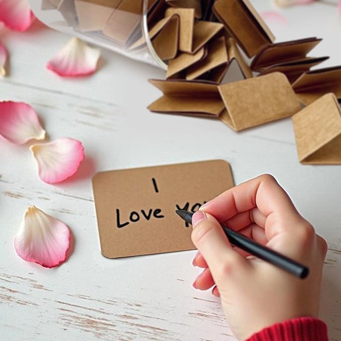 Birthday Gifts for Mom I Love You Because Jar Love Note Cup 50 Little Notes In a Jar With Notes Anniversary Present for Mom Message In The Bottle Gift for Her Reasons Why I Love You Meaningful Gift