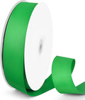 100 Yards 1.5 inch Grosgrain Ribbon, Solid Color Fabric Ribbon Perfect for Gift Wrapping, Wedding, Handmade Bows, Floral Bouquets and Party Decoration(Green)