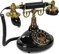 Audio Guest Book Wedding Phone,Audio Guestbook Phone Vintage Style Audio Message Voicemail for Graduation Retirement Party Birthdays Baby Shower Special Occasions (Black)