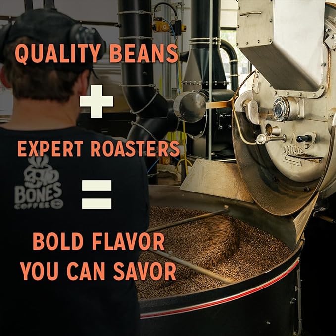 Bones Coffee Company Fallout Collector's Box Flavored Coffee, Low Acid Medium Roast Arabica Beans Coffee Gifts, Fallout Series Inspired, For Auto Drip and French Press,12 oz Pack of 3 Whole Bean