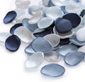 Ling's Moment Rose Petals, Silk Flower Petals for Wedding/Aisle/Flower Girl Baskets/Table Centerpiece Décor,etc.Dusty Blue Navy 200pcs